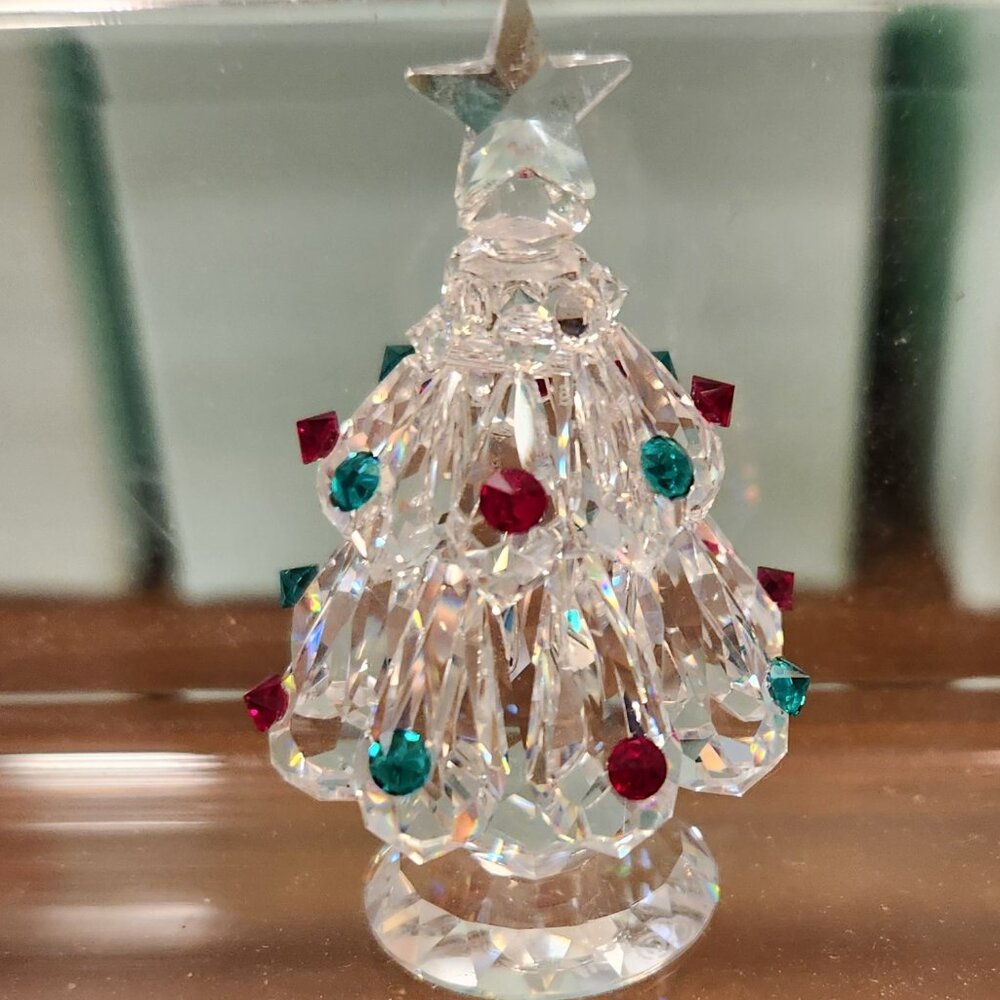 Crystal World Small Christmas Tree 2002
